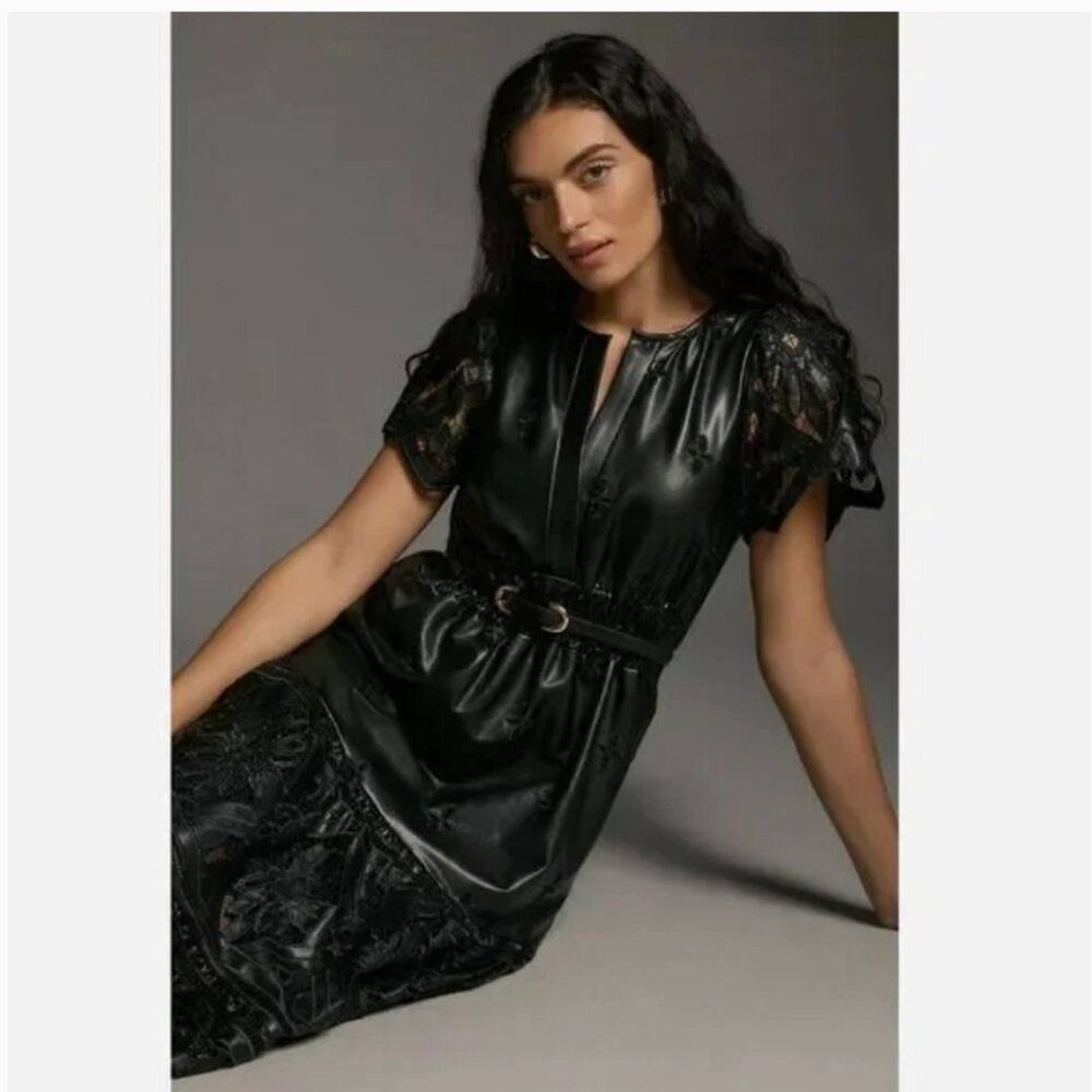 Anthropologie Somerset Maxi Dress Women's S Whimsigoth Gothic Lace - Picture 10 of 16
